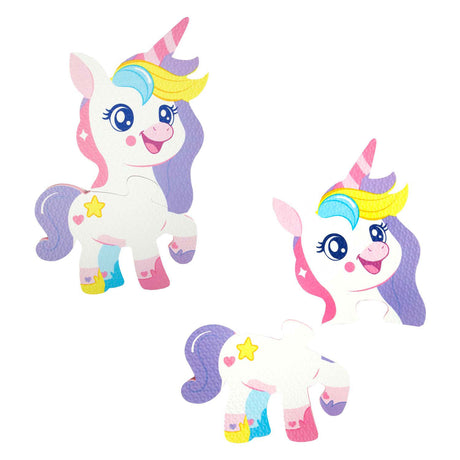 Toi-toys stelline puzzle da pavimento in schiuma unicorno, 36 pz.