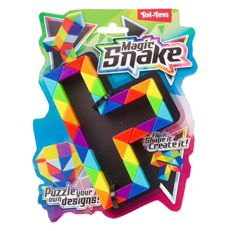 Toi-toys divertente puzzle colorato serpente magico