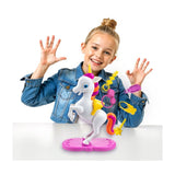 Gioco Toi-toys controtendenza unicorno con sella + 12 bagagli