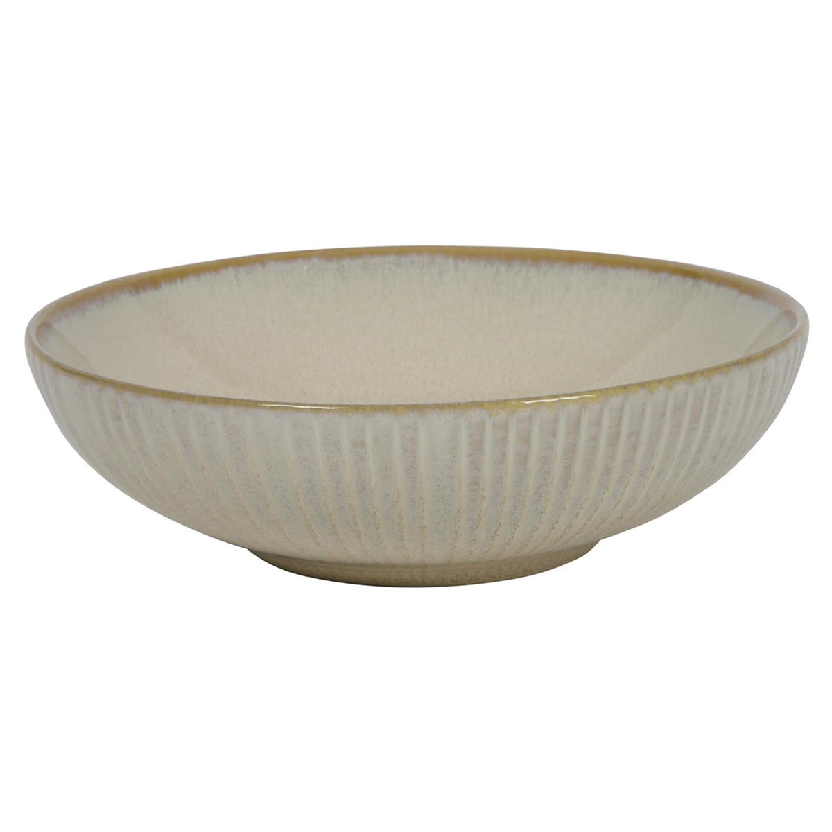 Piatto fondo linee beige oceano ø18x5,5cm