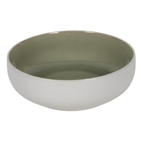 Ciotola bianco opaco verde ø16,5x5,5xm 6 pezzi