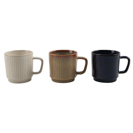 Svenska living tazza caffè impilabile bistrot 270ml 6 pz