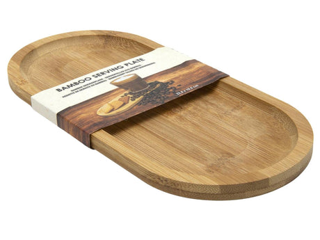 Piatto da portata in bambù ovale 22,5x10,5 cm