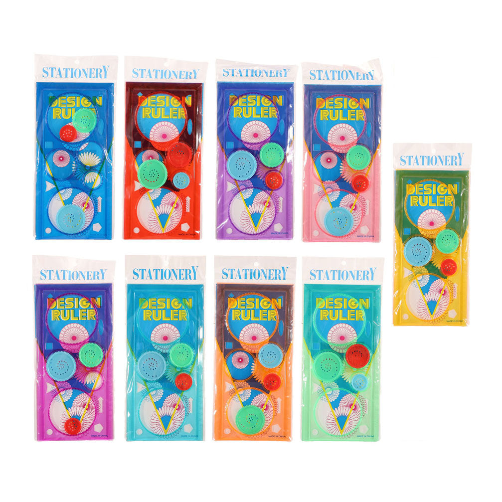 Set da disegno con righello spirografo Jono Toys
