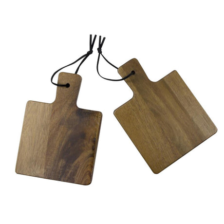 Sottobicchieri viventi Svenska in legno di acacia 10x14 cm set di 2 pezzi