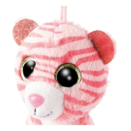 Portachiavi in peluche Nici glubschis tigre fula, 9 cm