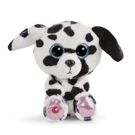 Peluche Nici glubschis dalmata puntino, 15 cm