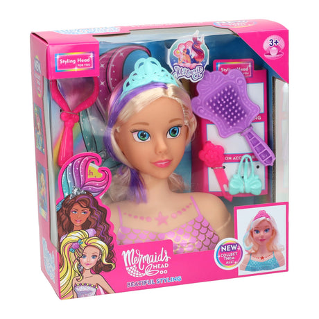 Bambola sirena Jono Toys - 7 pezzi.