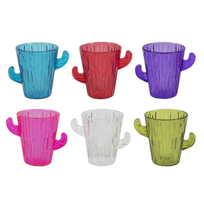 Bicchierini cactus set da 6 pezzi 60ml