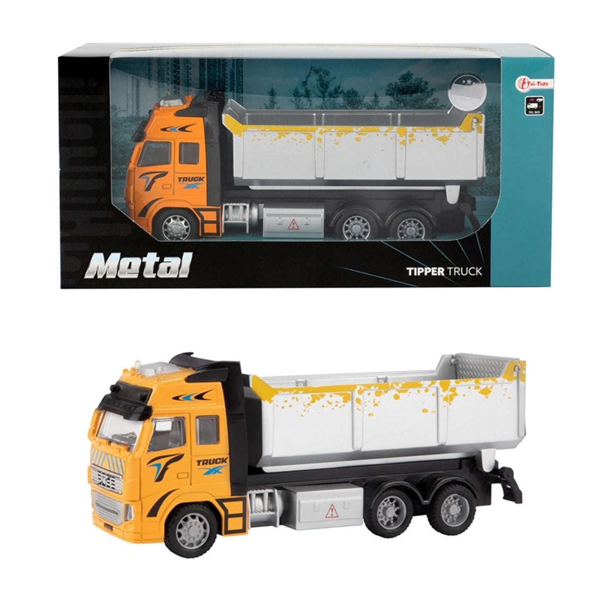 Toi-toys camion ribaltabile arancione 12 cm