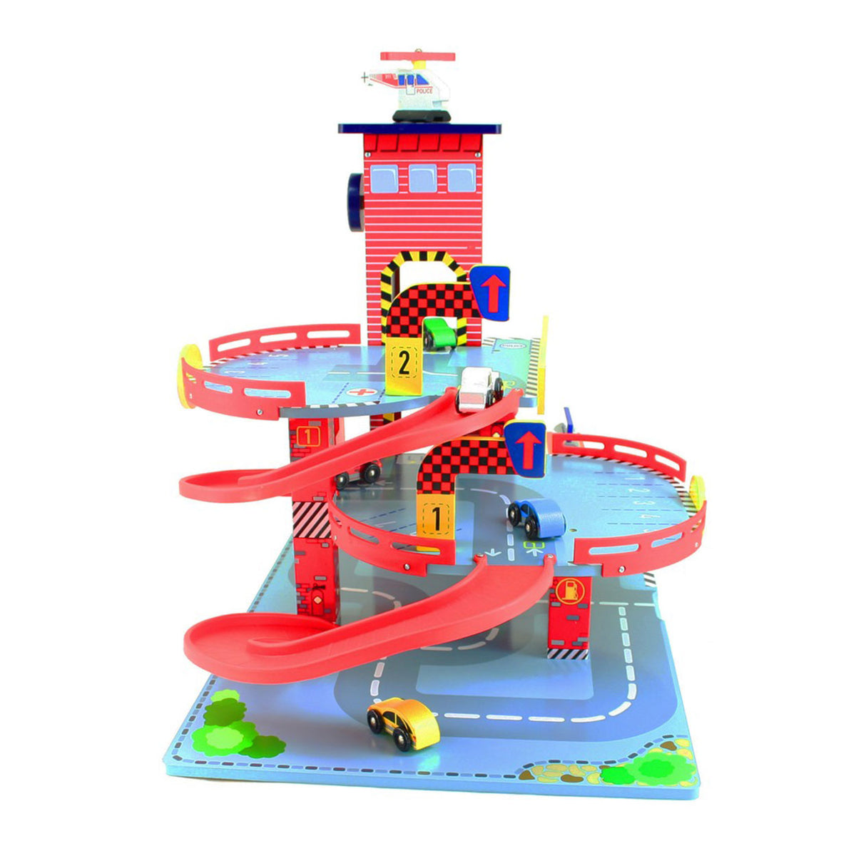 Garage in legno Playwood mentari rosso