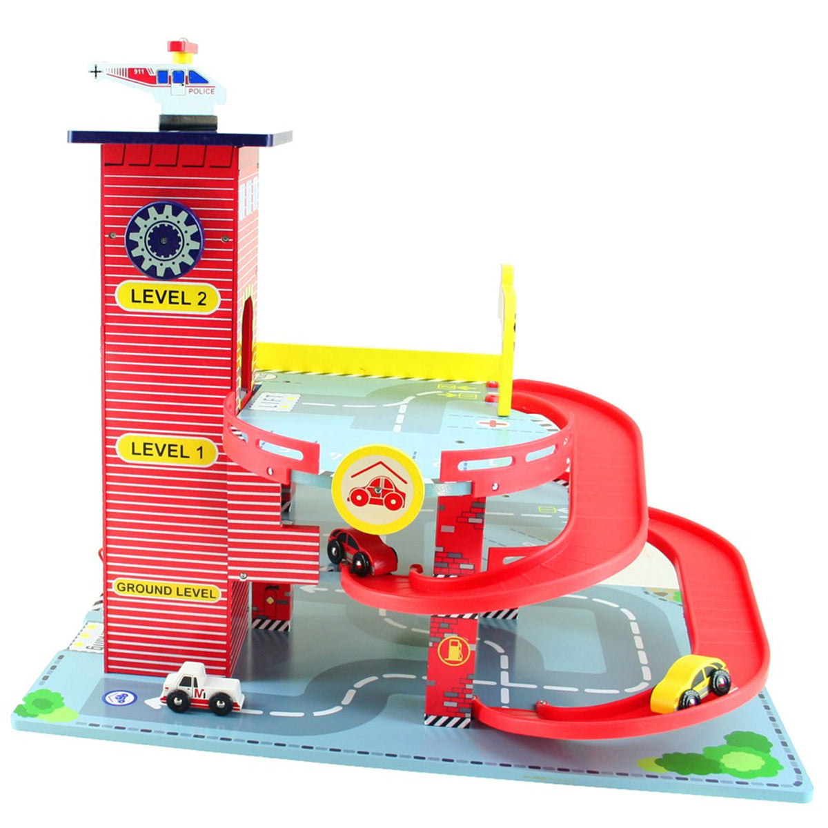 Garage in legno Playwood mentari rosso