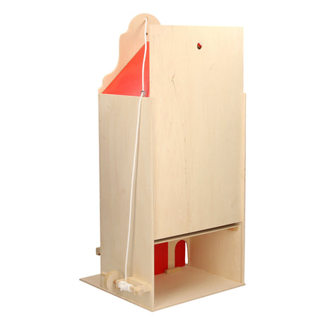 Playwood - piccola casa sul canale in legno; altezza 67 cm