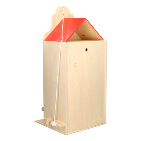 Playwood - piccola casa sul canale in legno; altezza 67 cm