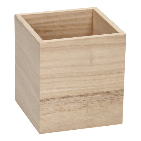 Astuccio quadrato in legno Playwood