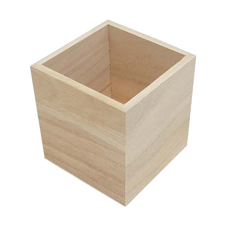 Astuccio quadrato in legno Playwood
