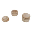 Scatola per denti in legno di faggio, ø 4,2 cm