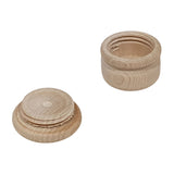Scatola per denti in legno di faggio, ø 4,2 cm