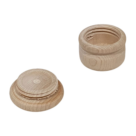 Scatola per denti in legno di faggio, ø 4,2 cm