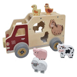Playwood forme in legno auto animali da fattoria giocattoli educativi.