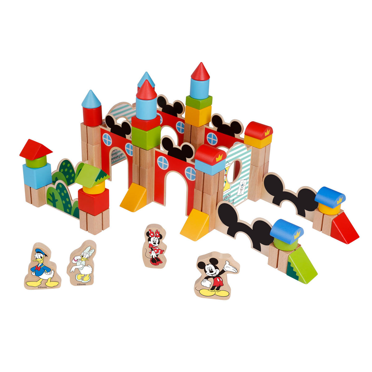 Set di blocchi di legno Disney Topolino, 60dlg