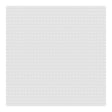 Base in mattoncini Sluban - piastra di base piastra di base piastra di costruzione per mattoncini bianco - 32x32 borchie - 25,6 x 25,6 cm m38‑b0833b da 4 anni