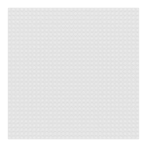 Base in mattoncini Sluban - piastra di base piastra di base piastra di costruzione per mattoncini bianco - 32x32 borchie - 25,6 x 25,6 cm m38‑b0833b da 4 anni