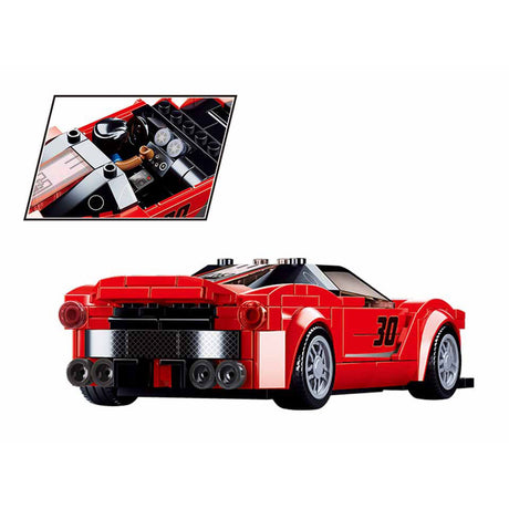 Supercar italiana Sluban rossa - 262 pz.
