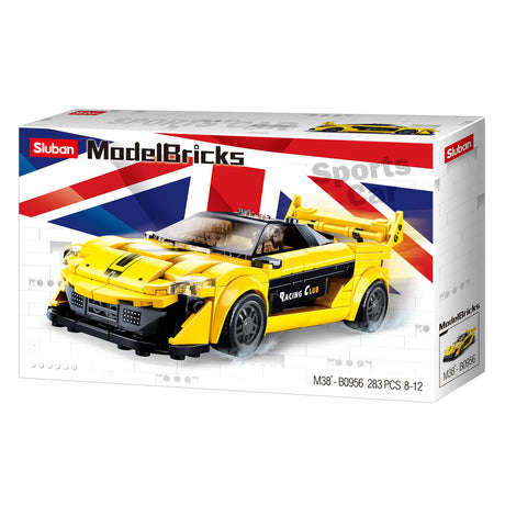 Supercar inglese Sluban gialla - 283 pz.