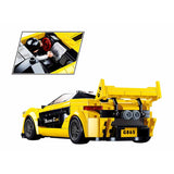 Supercar inglese Sluban gialla - 283 pz.