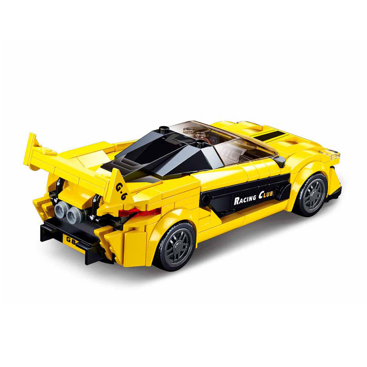 Supercar inglese Sluban gialla - 283 pz.