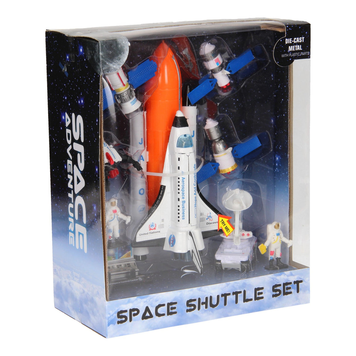 Set navetta spaziale Johntoy grande con luci e suoni