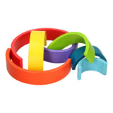 Legno arcobaleno Jouéco, 7 pezzi. 2+