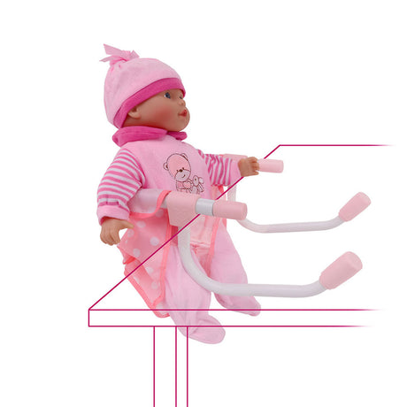 Johntoy sedia da tavolo john toy baby rose (adatta per bambole di 35-45 cm)
