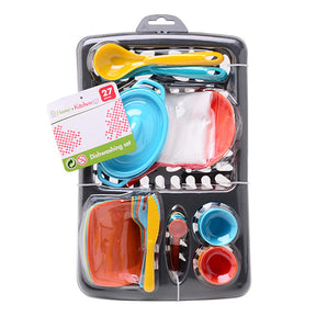 Set lavastoviglie cucina domestica Johntoy, 27 pz.