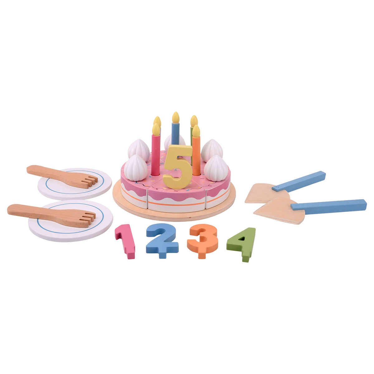 Set da gioco per torta di compleanno Joueco Joueco. 3+