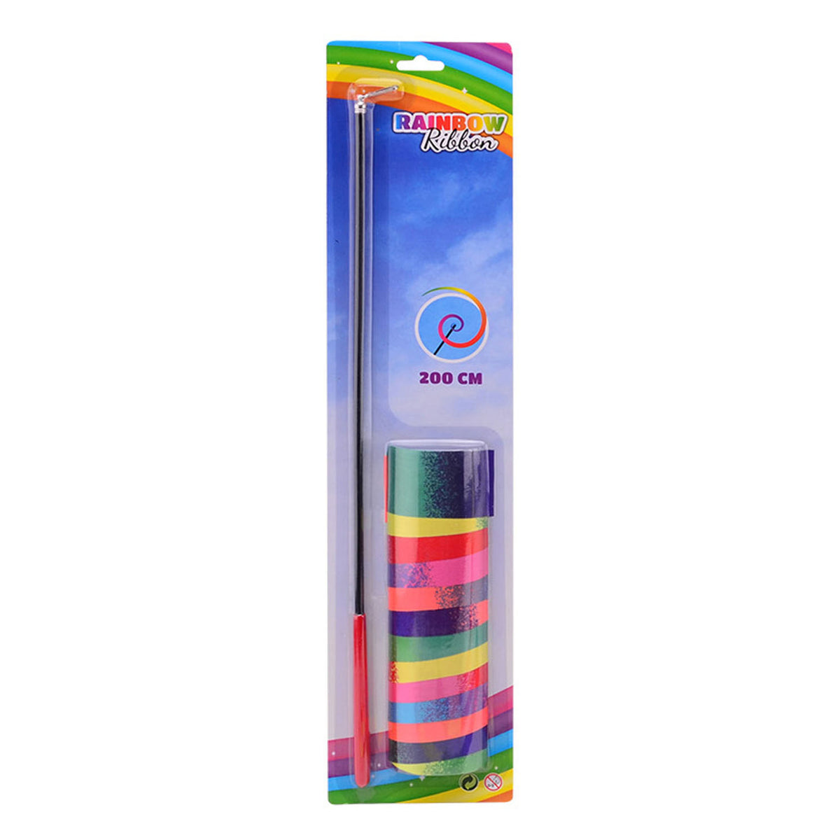 Nastro arcobaleno divertente all'aria aperta da 2 metri. 3+