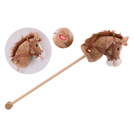 Cavallo hobby Johntoy con suono, 3 colori assortiti.