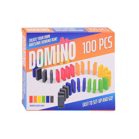 Domino colorati Johntoy, 100 pz.