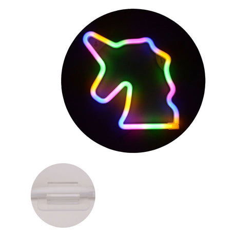 Lampada da notte arcobaleno unicorno Johntoy 27720.