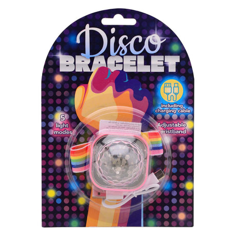 Bracciale ricaricabile con sfera da discoteca Johntoy