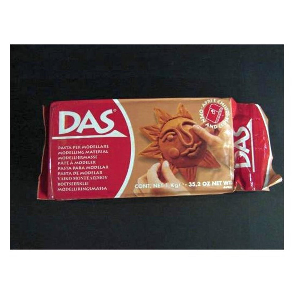 Das clay terracotta - argilla autoindurente da 1 kg per scolpire