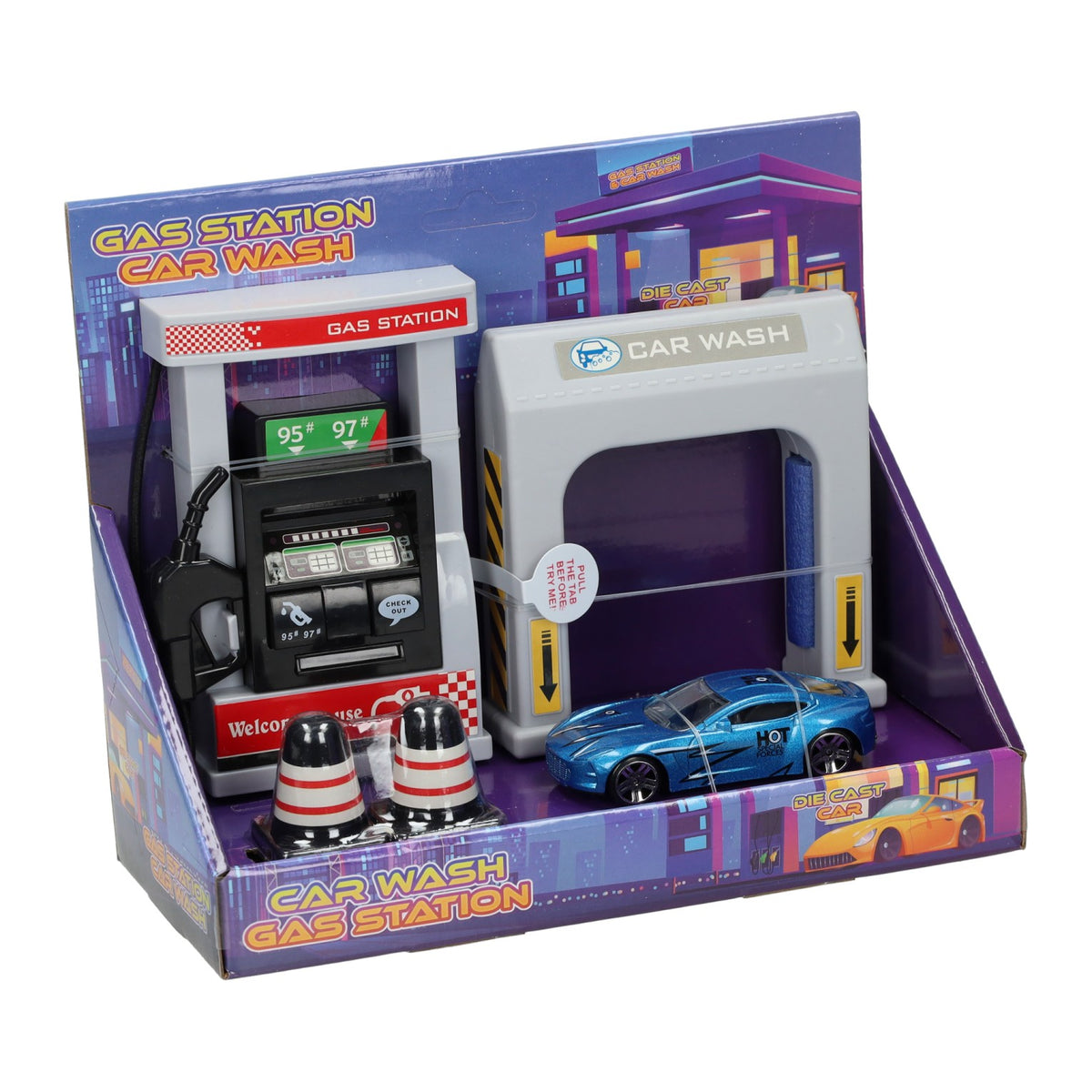 Set da gioco con auto Johntoy 13x10x17 cm