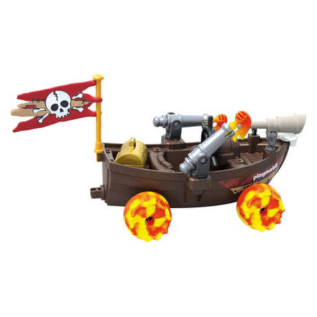 Playmobile | stelle divertenti | rasendes barca pirata | giocattolo da 4 anni | regalo per bambini | macchinina | con funzione di ripresa rückzugmotor | 71717