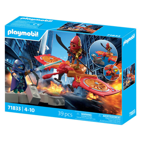 Drone eroe Playmobil contro i ninja - 71833