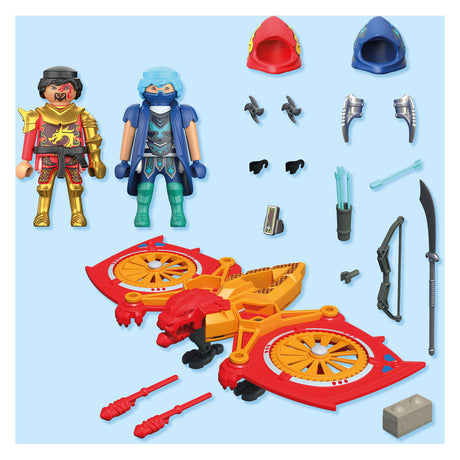 Drone eroe Playmobil contro i ninja - 71833
