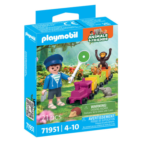 Piccolo tour in locomotiva degli amici degli animali Playmobil - 71951