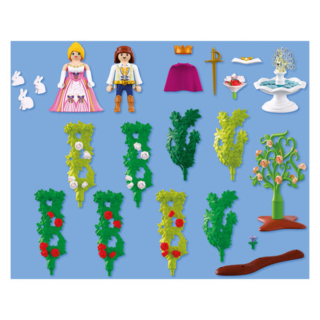 Playmobile | principessa | labirinto reale | principe e principessa con labirinto regolabile | stimola la creatività | giocattoli principesse per bambini dai 4 anni | 72053
