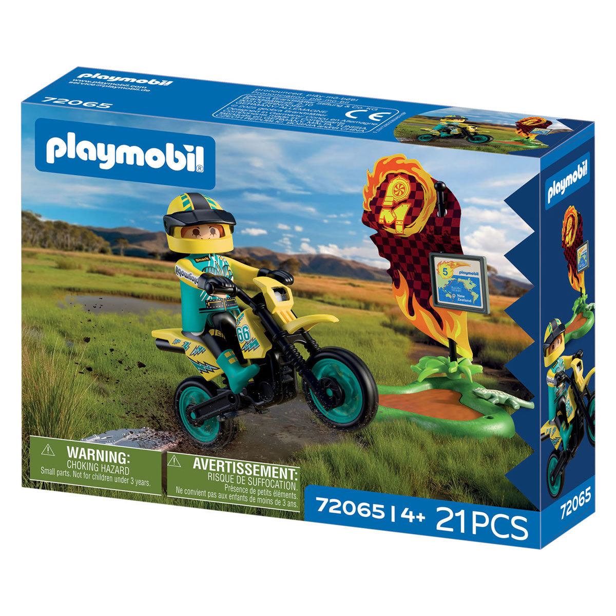 Moto fuoristrada Playmobil Cars - 72065