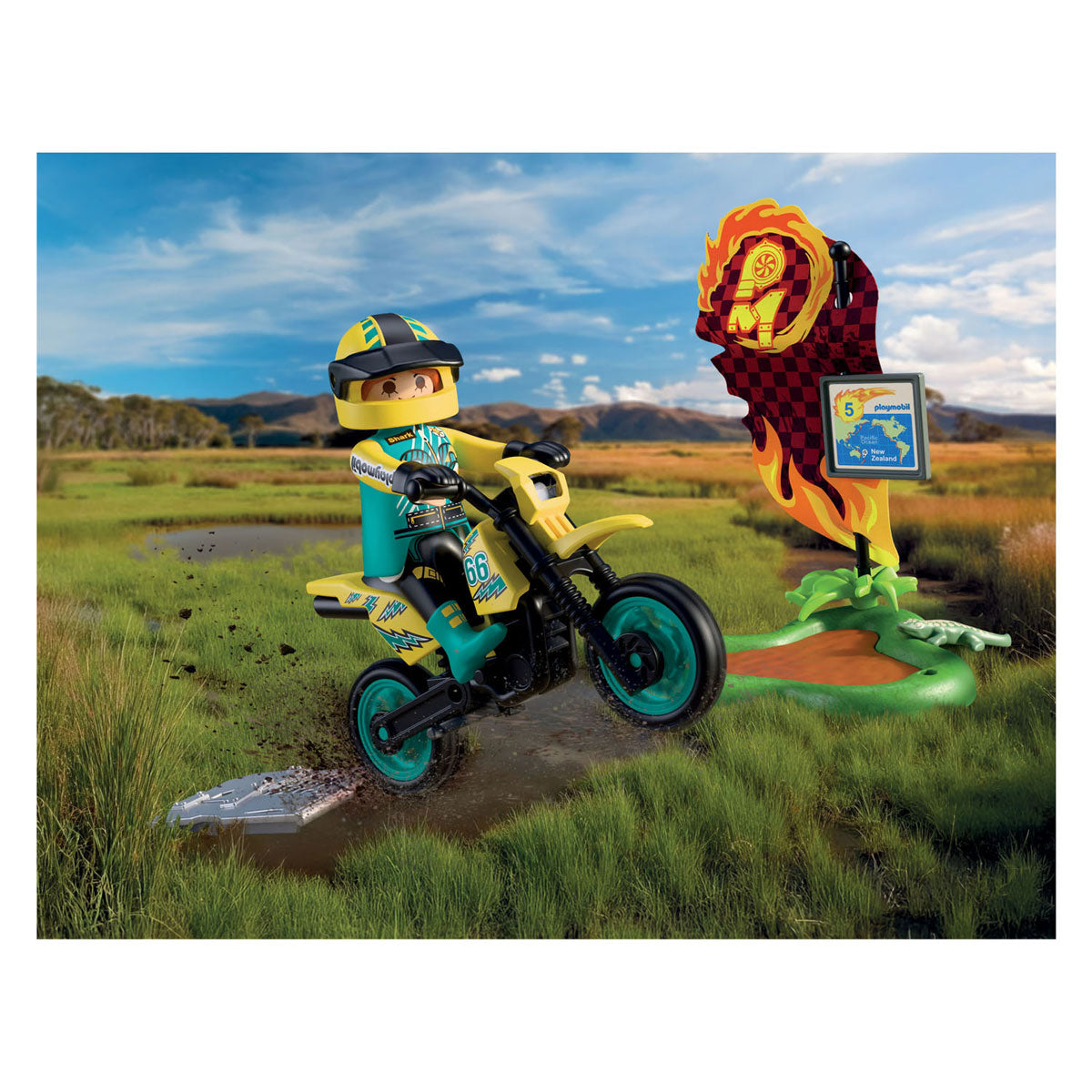 Moto fuoristrada Playmobil Cars - 72065